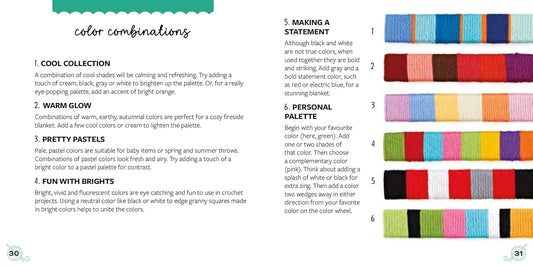 The Bright and Bold Granny Square Card Deck Books Search Press Hillsborough Yarn Shop
