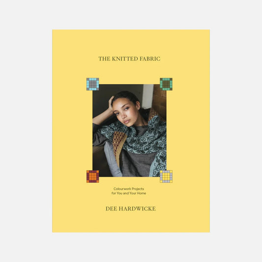 Cover of Dee Hardwicke’s book, The Knitted Fabric.