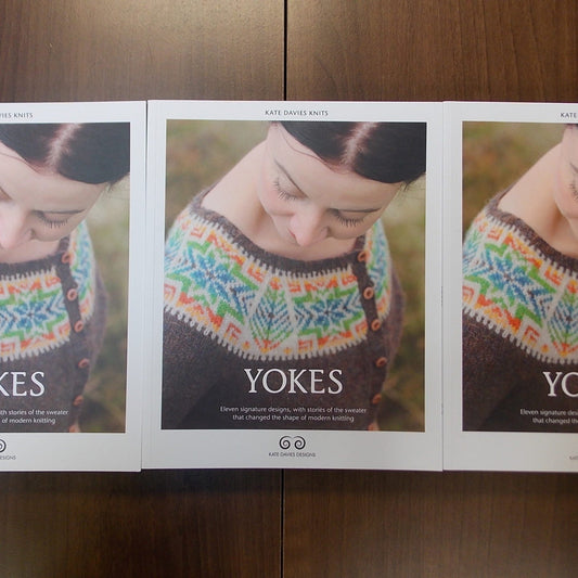 Cover of Kate Davies' book, Yokes