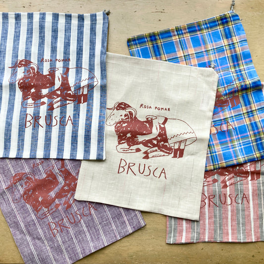 Brusca Project Bag Accessories Retrosaria Rosa Pomar Hillsborough Yarn Shop