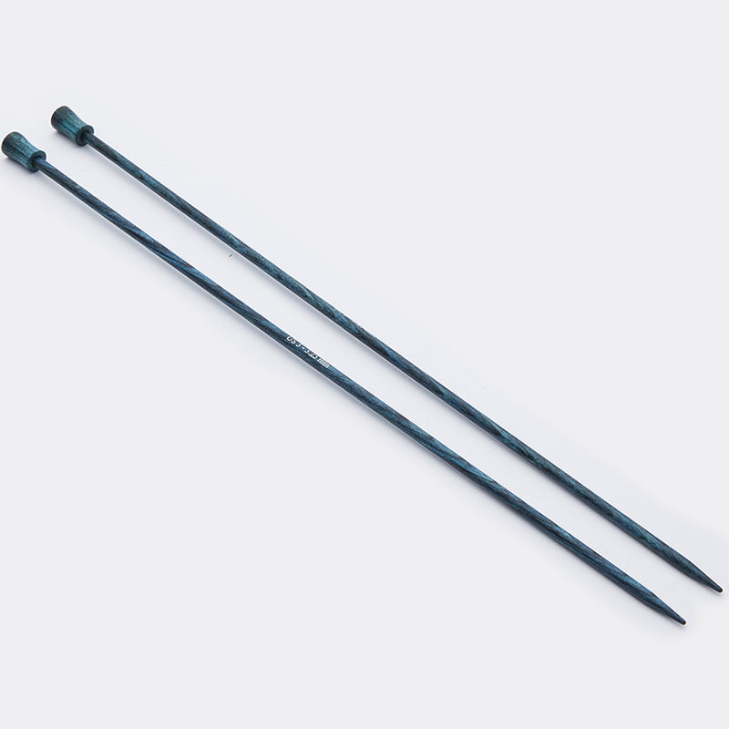 Pair of teal Dreamz single pointed needles.