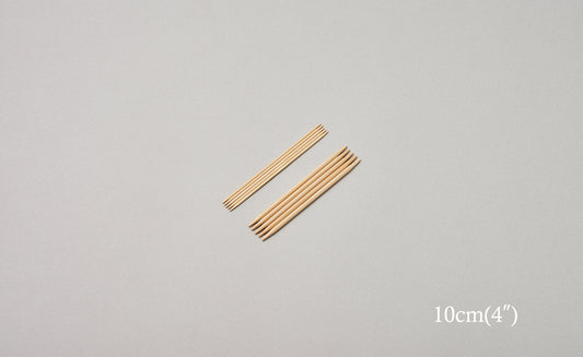 Shirotake Bamboo Double Pointed Needles - 4"