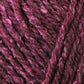 Close up on burgundy ball of Elsebeth Lavold Silky Wool XL yarn. 