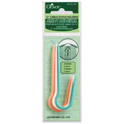 Cable Stitch Holders (U-Shaped) Notions Clover Hillsborough Yarn Shop