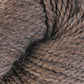 Close up on skein of Berroco Ultra Alpaca Chunky yarn in brown. 