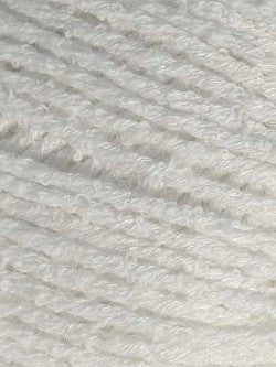 Close-up image of bambouclé yarn from Elsebeth Lavold in white