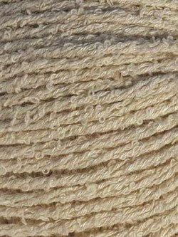 Close-up image of bambouclé yarn from Elsebeth Lavold in sand