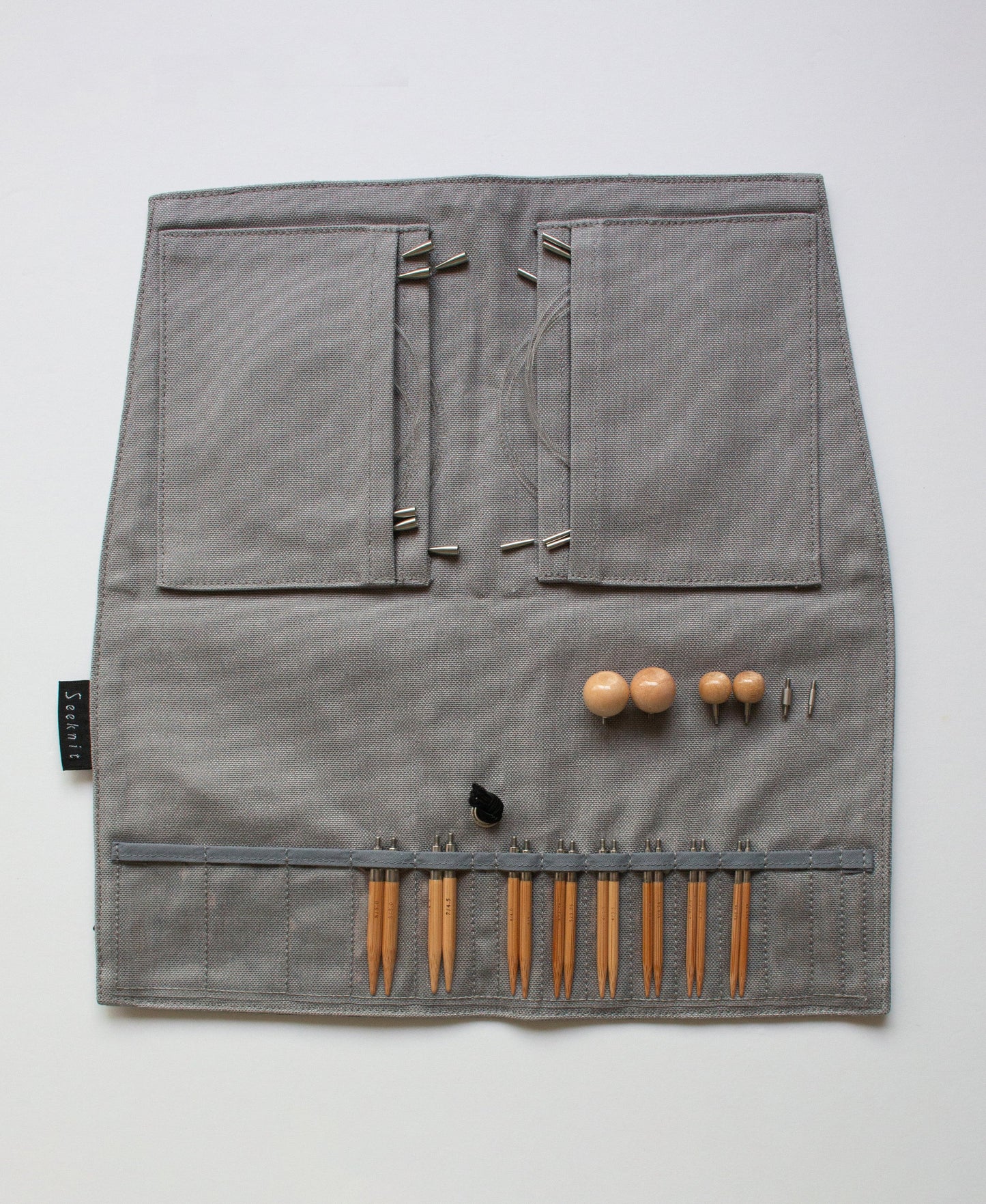 Seeknit CURVE Koshitsu Interchangeable Needles - First Set - 10cm (4"), 8 Sizes