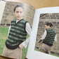 Yuco Sakamoto’s My Fair Isle Journey book, lying open to a photo of people wearing colorful fair isle garments. 