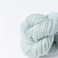 Skein of mint green Brooklyn Tweed Arbor yarn in color Seaglass - Hillsborough Yarn Shop - Hillsborough, NC, USA