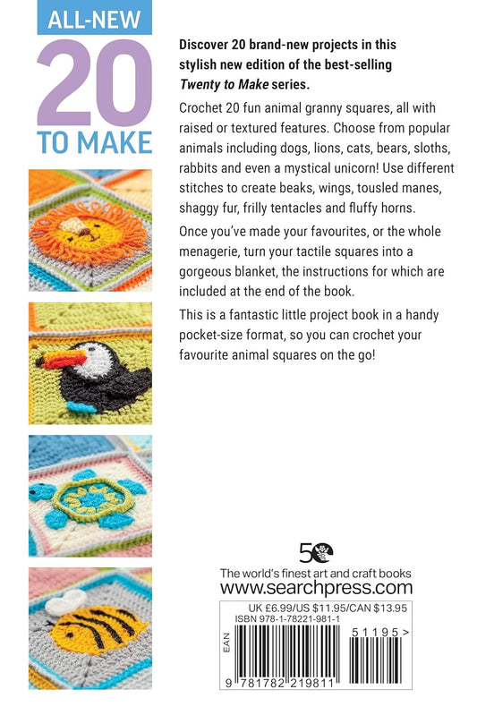 20 Animal Granny Squares to Make