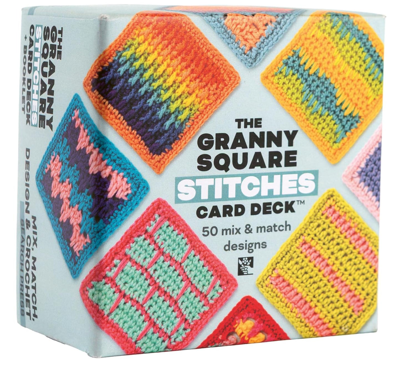 The Granny Square Stitches Card Deck: 50 Mix and Match Designs