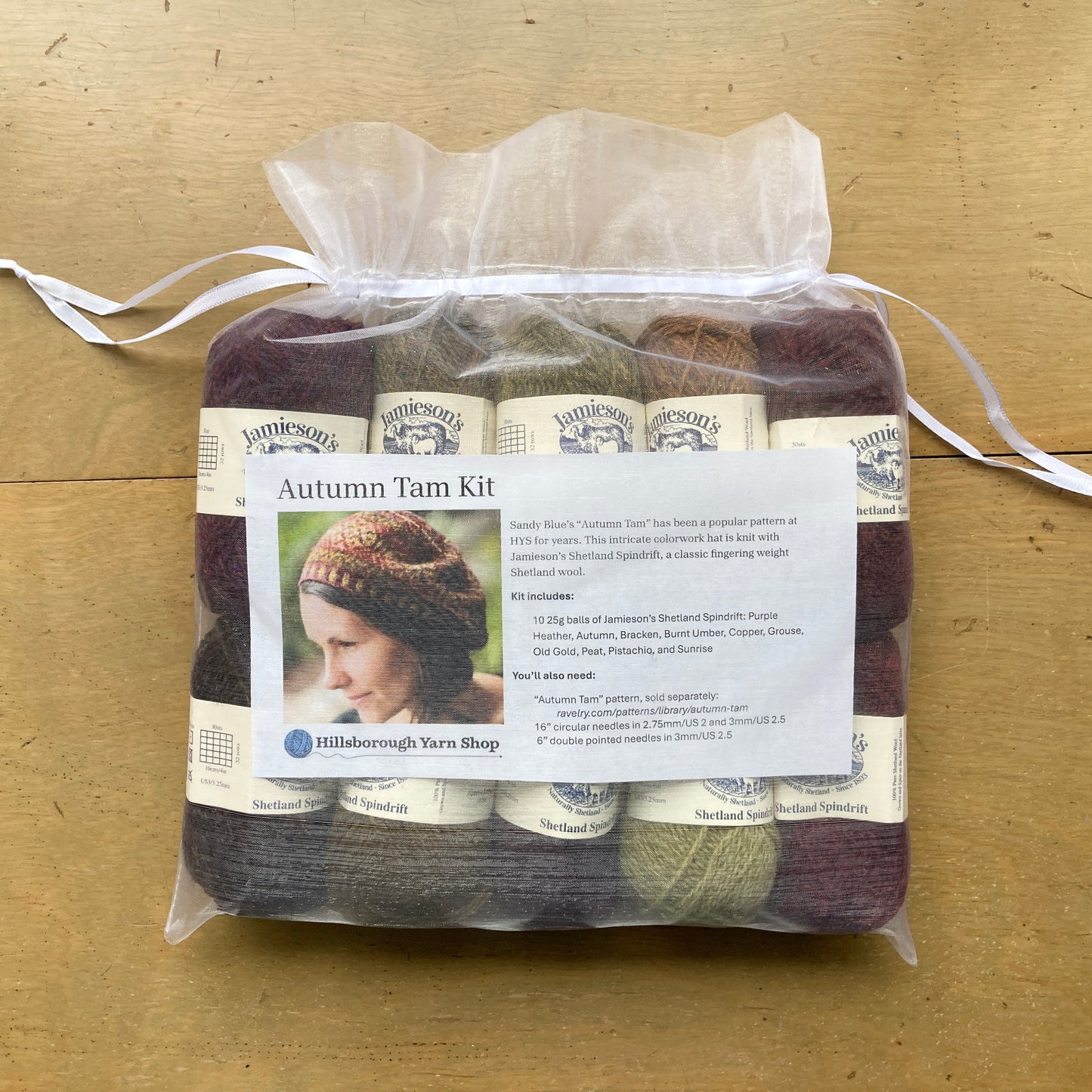 Autumn Tam Kit Kits Jamieson's Hillsborough Yarn Shop