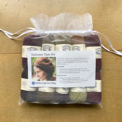 Autumn Tam Kit Kits Jamieson's Hillsborough Yarn Shop