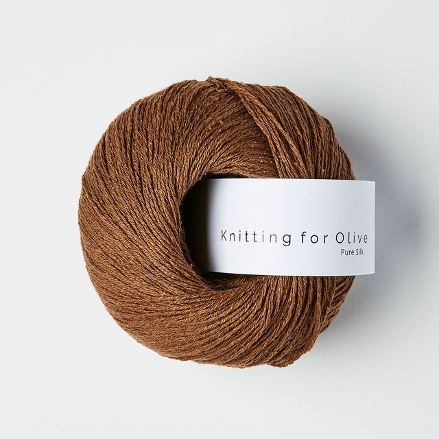 Pure Silk Fingering Knitting for Olive Hillsborough Yarn Shop