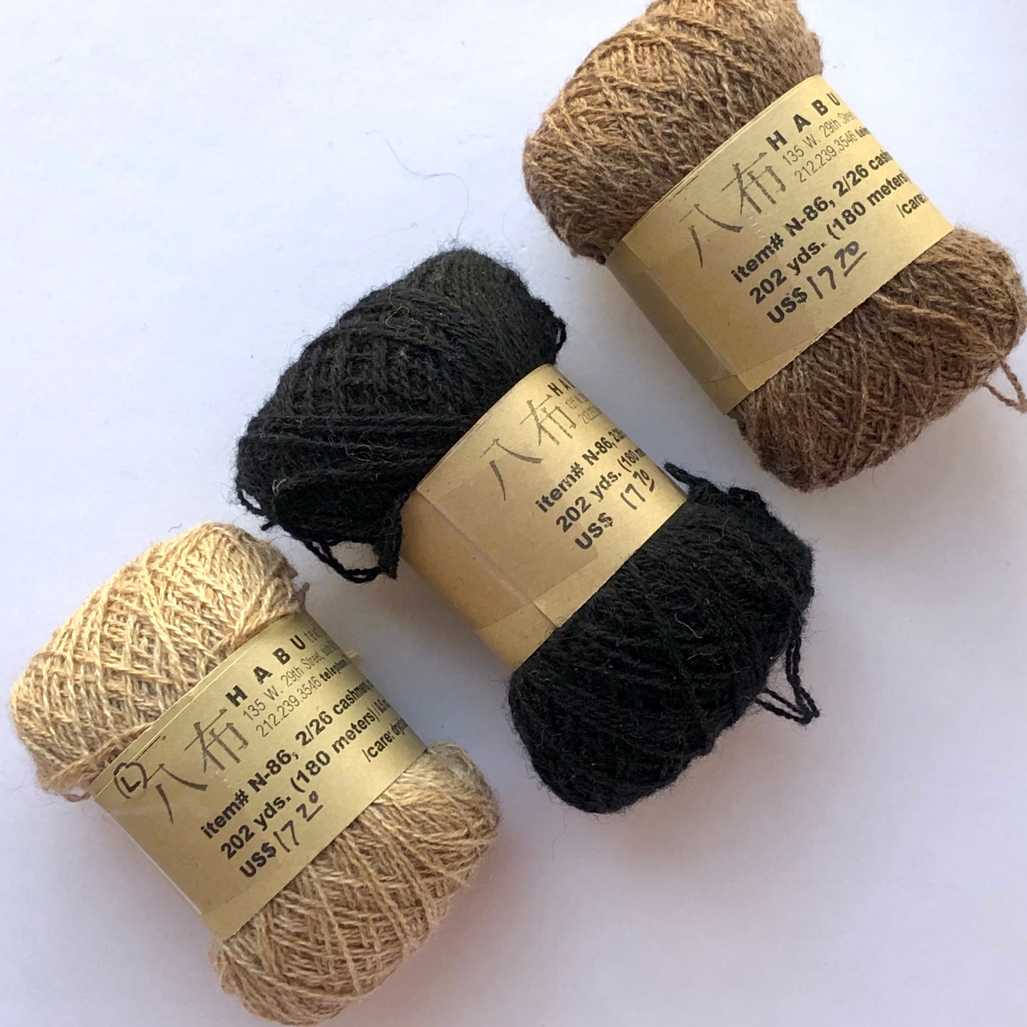 HABU Textiles N-86 Cashmere Lace HABU Textiles Hillsborough Yarn Shop