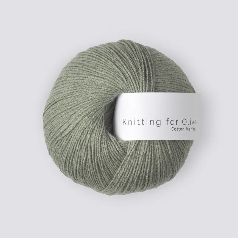 Cotton Merino Fingering Knitting for Olive Hillsborough Yarn Shop