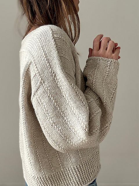 "Flow Loop V Neck" Sweater Class (Dec.-Feb. session)