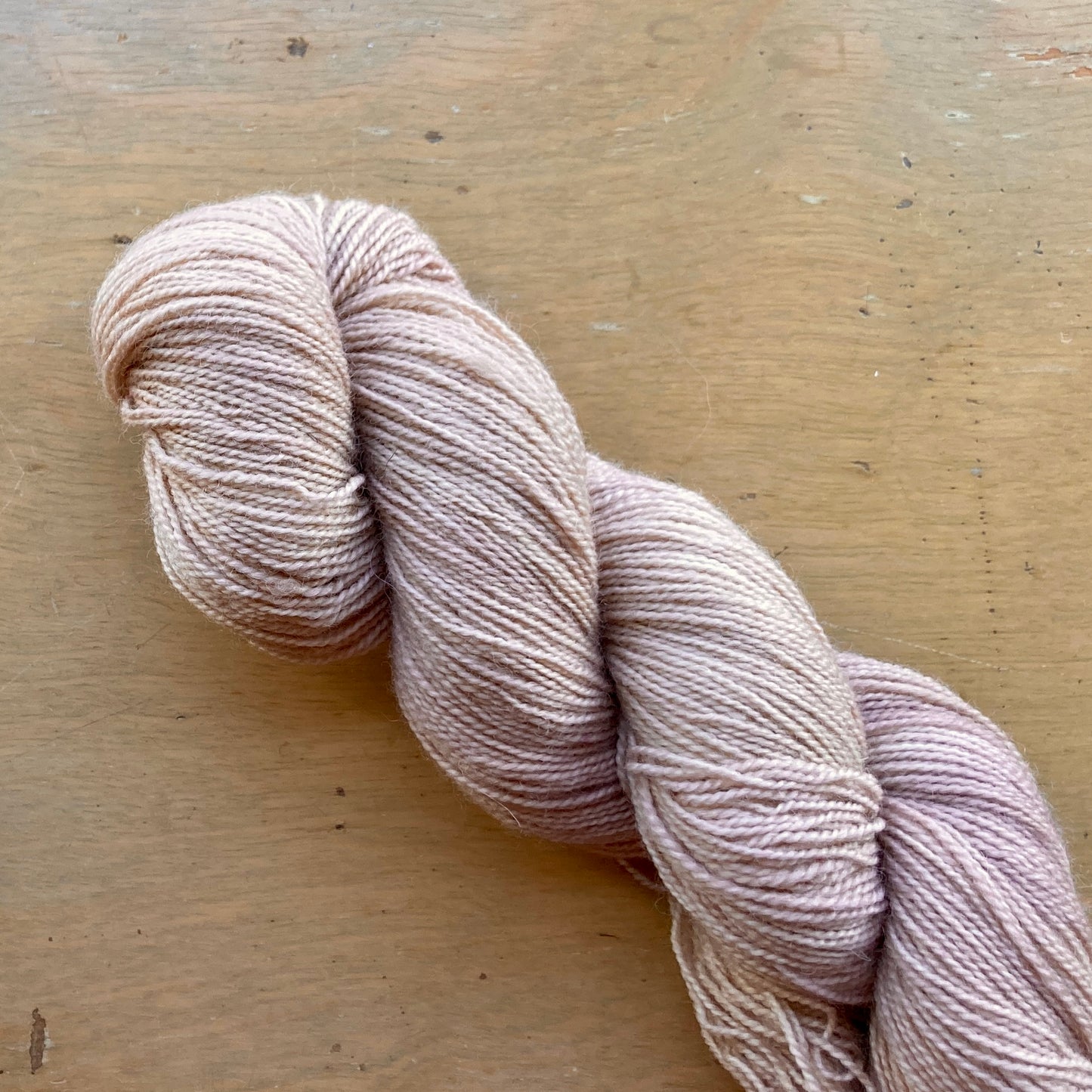 Pale beige Fleece Artist / Hand Maiden yarn, colorway Crema