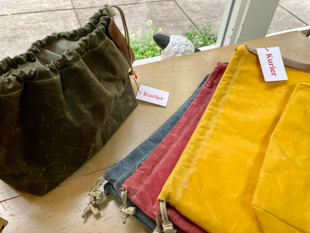 Kurier Waxed Canvas Project Bags