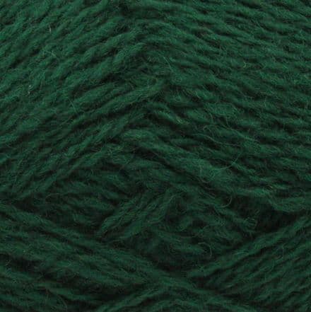 Solid true green yarn - Jamieson's Shetland Spindrift in Tartan.