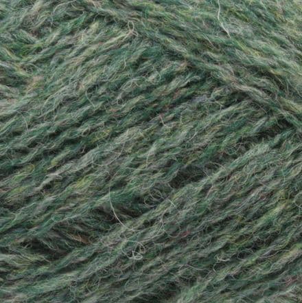 Gray-green yarn - Jamieson's Shetland Spindrift in color Turf.