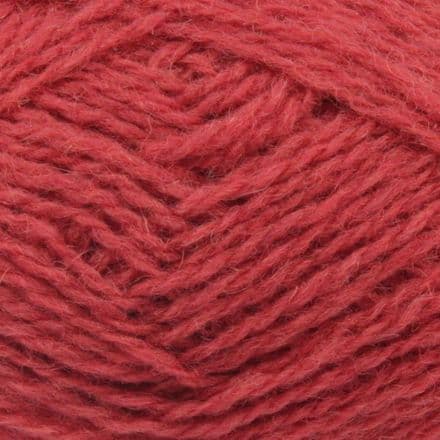 Red, slightly light and neutral - Jamieson's Shetland Spindrift yarn in Spice.