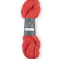 Bright red skein of Isager Jensen yarn in color 28 - sale - Hillsborough Yarn Shop, NC, USA. 