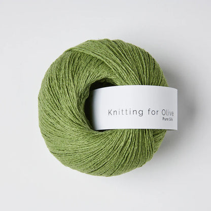 Pure Silk Fingering Knitting for Olive Hillsborough Yarn Shop