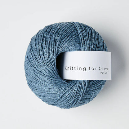 Pure Silk Fingering Knitting for Olive Hillsborough Yarn Shop