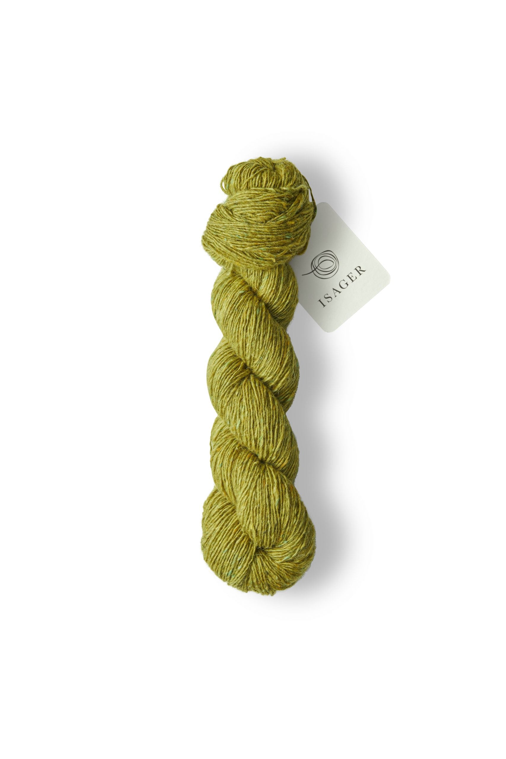 Isager Yarn Tweed - color Lime - Hillsborough Yarn Shop - Hillsborough, NC, USA