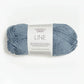 Light blue ball of Sandnes Garn Line yarn. 