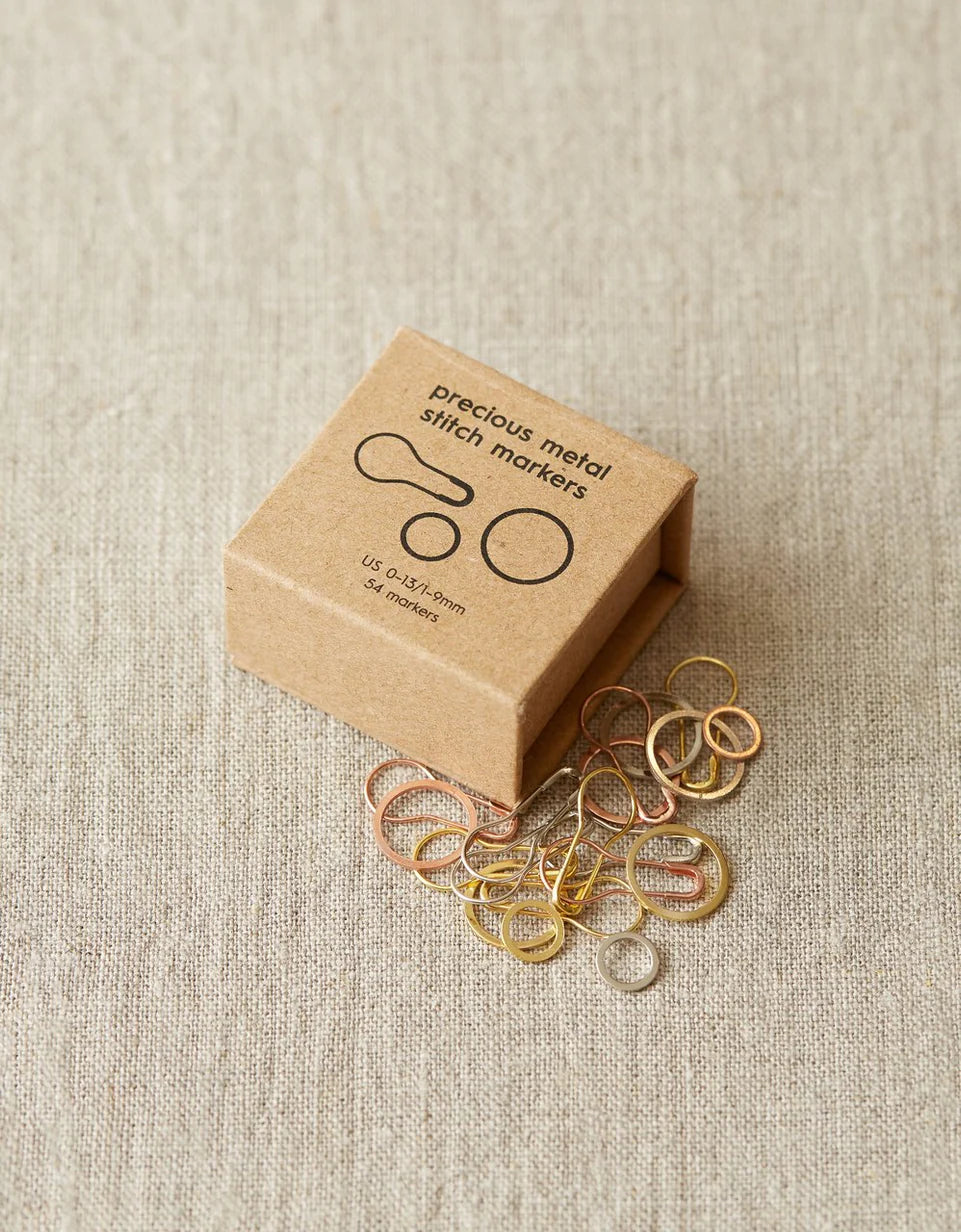 Precious Metal Stitch Markers - Hillsborough Yarn Shop