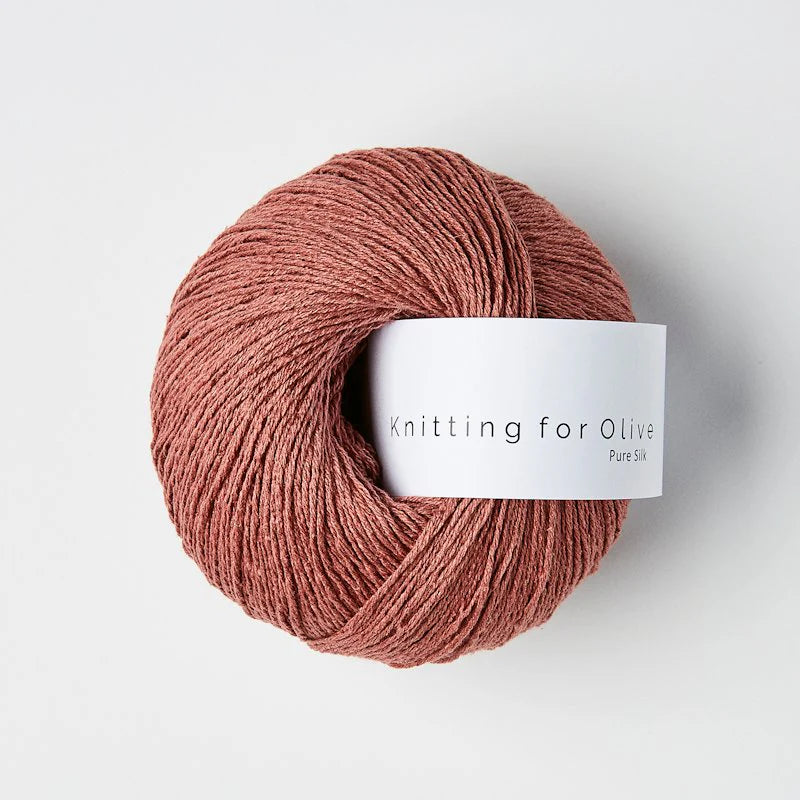 Pure Silk Fingering Knitting for Olive Hillsborough Yarn Shop