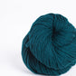 Skein of dark blue green Brooklyn Tweed Arbor yarn in color Treehouse - Hillsborough Yarn Shop - Hillsborough, NC, USA