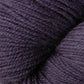 Close up on eggplant purple skein of Berroco Ultra Alpaca yarn.