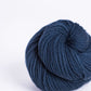 Skein of dark indigo blue Brooklyn Tweed Arbor yarn  in color Sashiko - Hillsborough Yarn Shop - Hillsborough, NC, USA