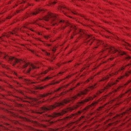 Crimson red yarn - Jamieson's Shetland Spindrift.