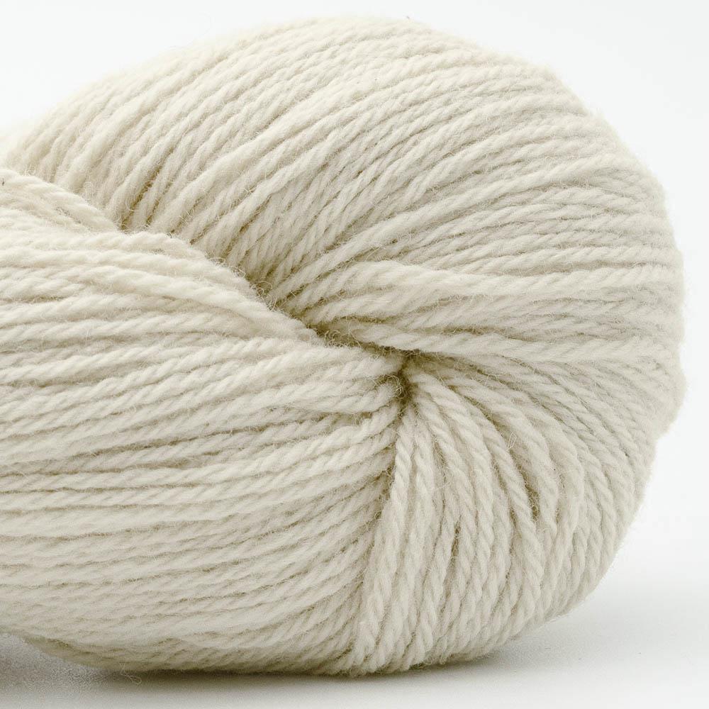 Close-up photo of a skein of Bio Balance yarn in vory.