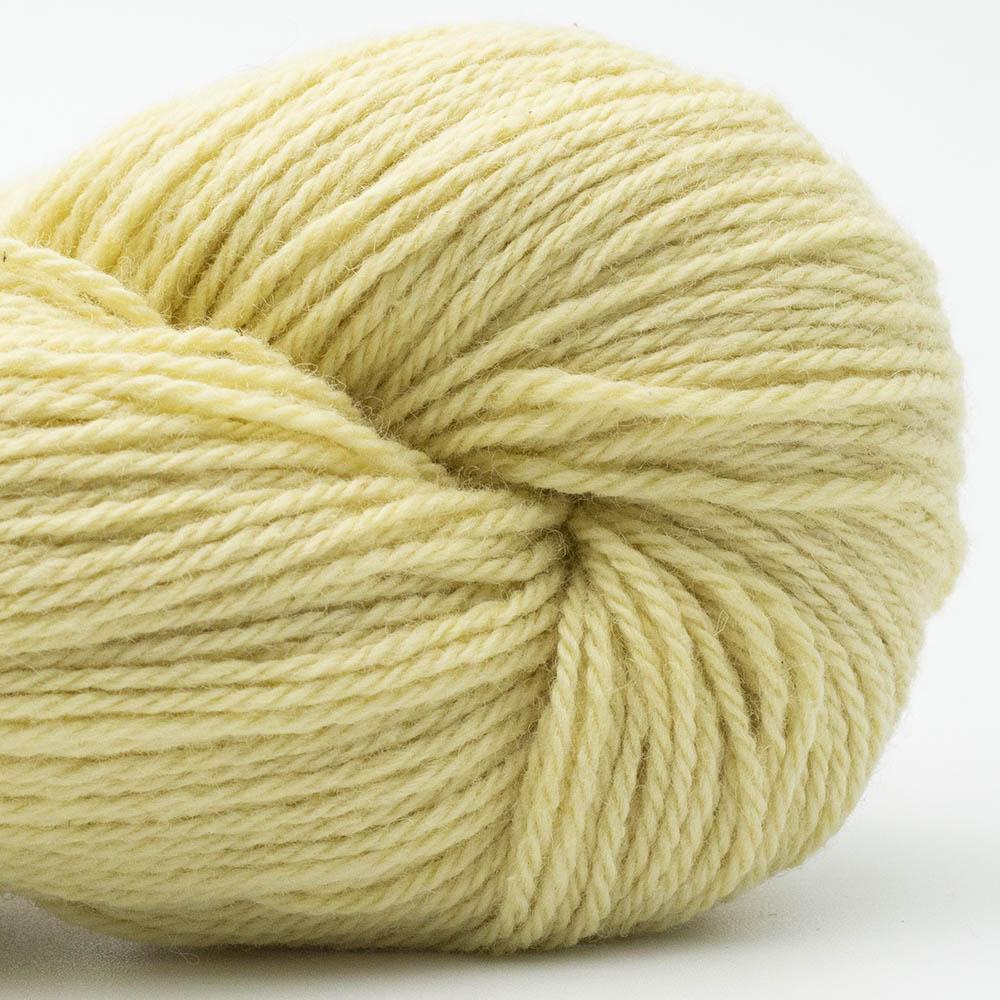 Close-up photo of a skein of Bio Balance yarn in Lichen.