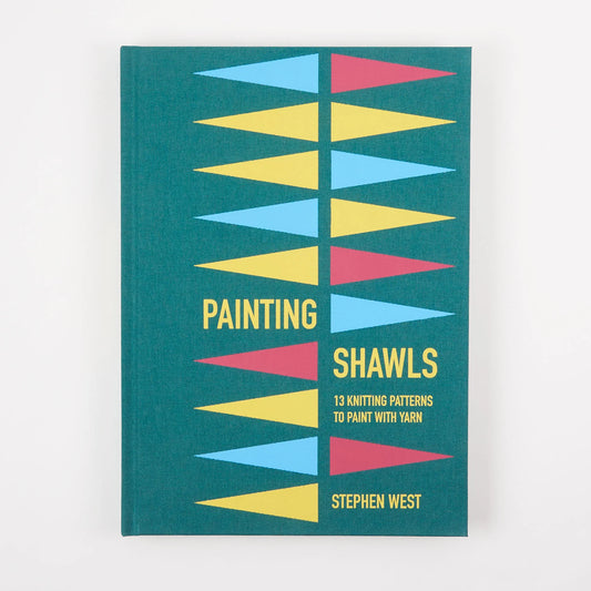 Cover of Stephen West’s Painting Shawls book. 