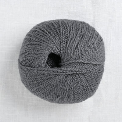 Ball of slate gray Pascuali Balayage yarn. 