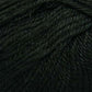 Close up on a black ball of Plymouth Baby Alpaca DK yarn.