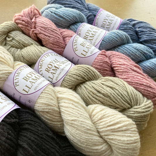 Royal Llama Silk Aran Plymouth Hillsborough Yarn Shop