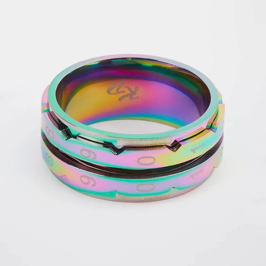 Rainbow Row Counter Ring