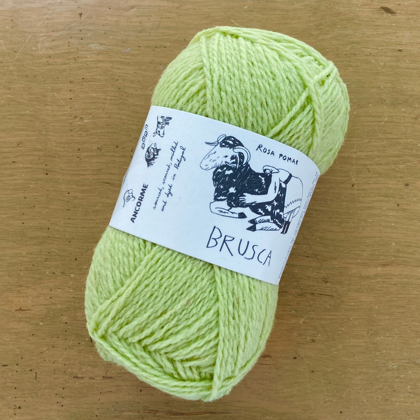 Brusca Worsted Retrosaria Rosa Pomar Hillsborough Yarn Shop