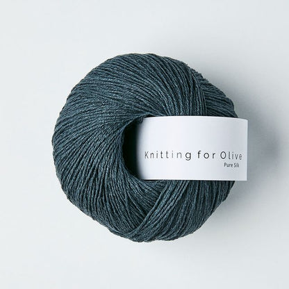 Pure Silk Fingering Knitting for Olive Hillsborough Yarn Shop