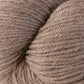 Close up on medium brown skein of Berroco Ultra Alpaca yarn.