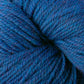 Close up on bright blue skein of Berroco Ultra Alpaca yarn.