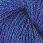 Close up on royal blue skein of Berroco Ultra Alpaca yarn.